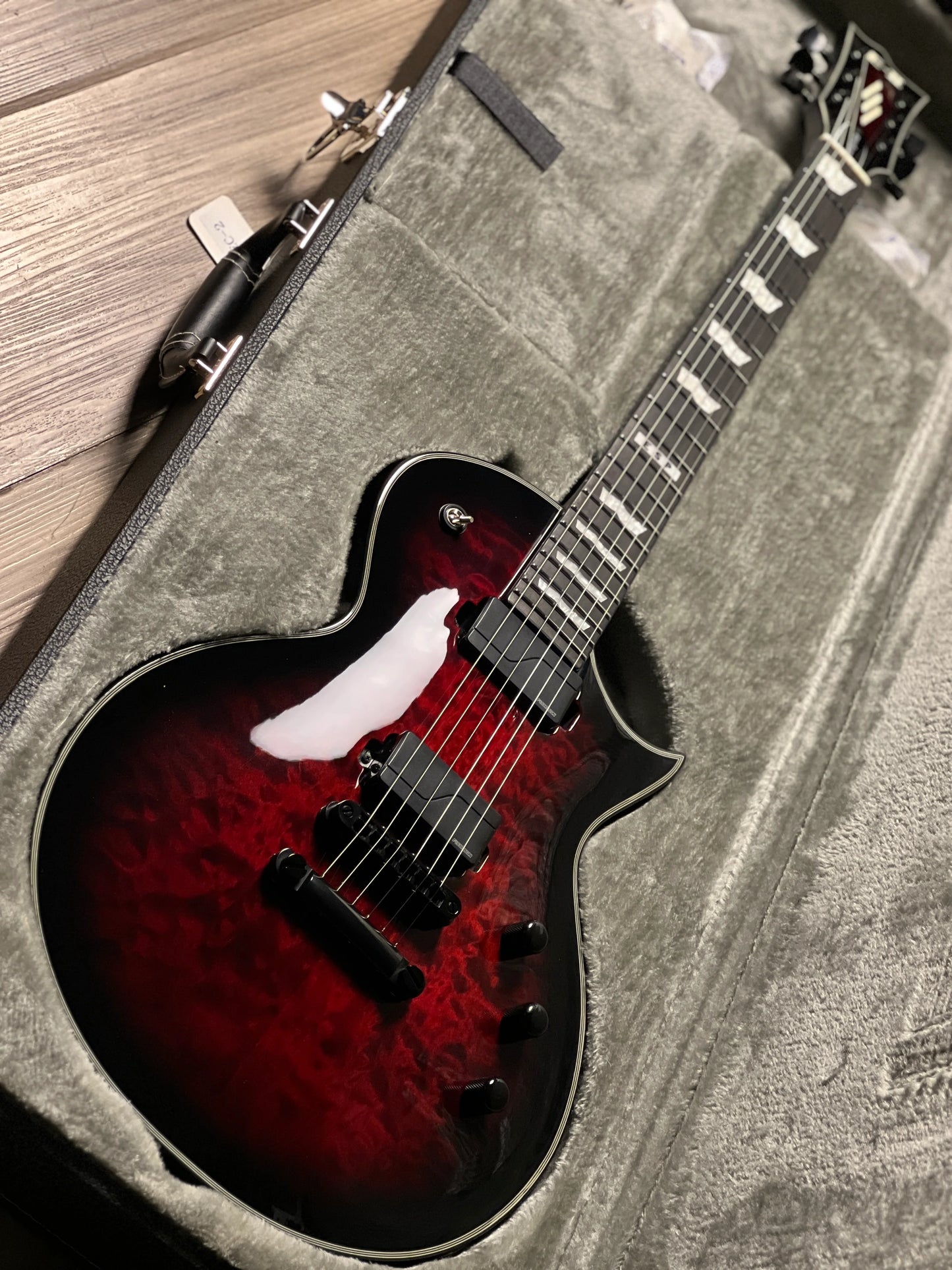 Đàn Guitar Điện ESP E-II Eclipse Quilted Maple, See Thru Black Cherry Sunburst