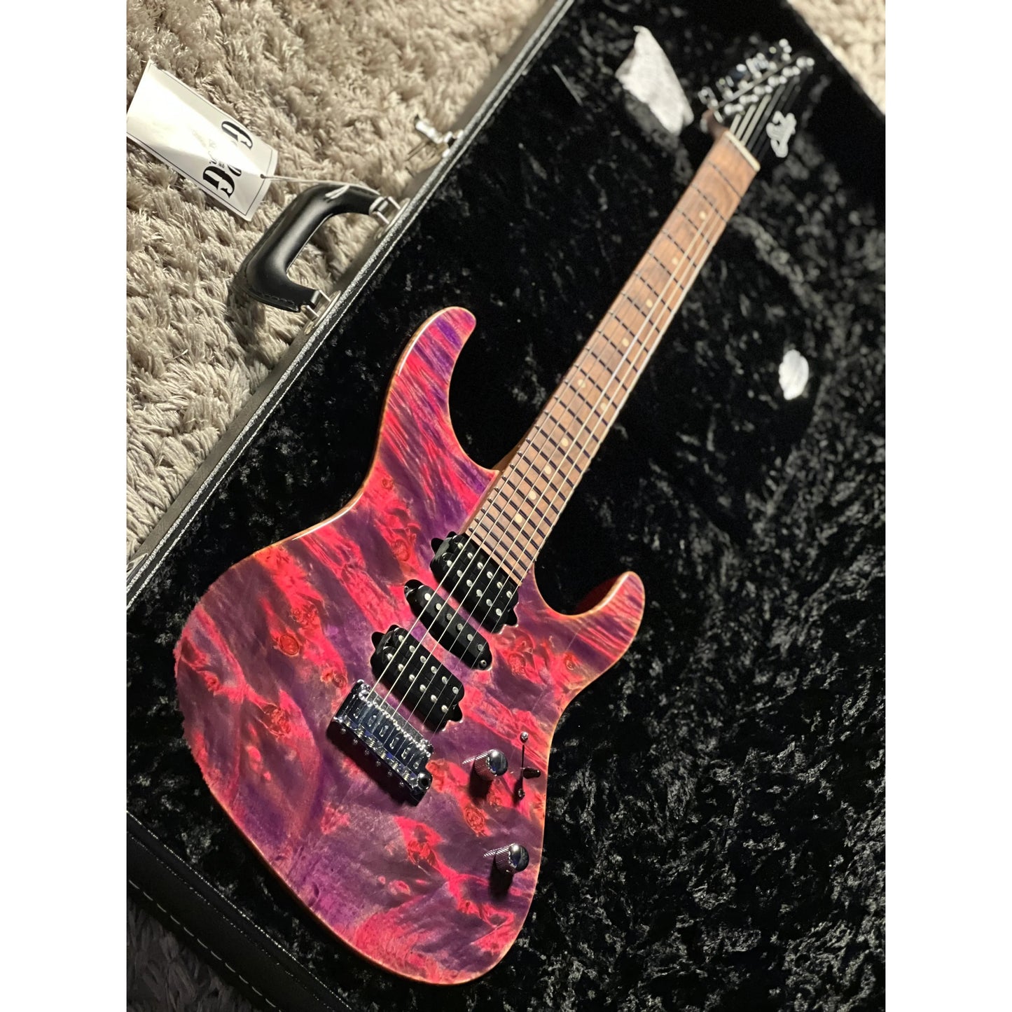Đàn Guitar Điện Suhr Custom Modern, Pink Algae