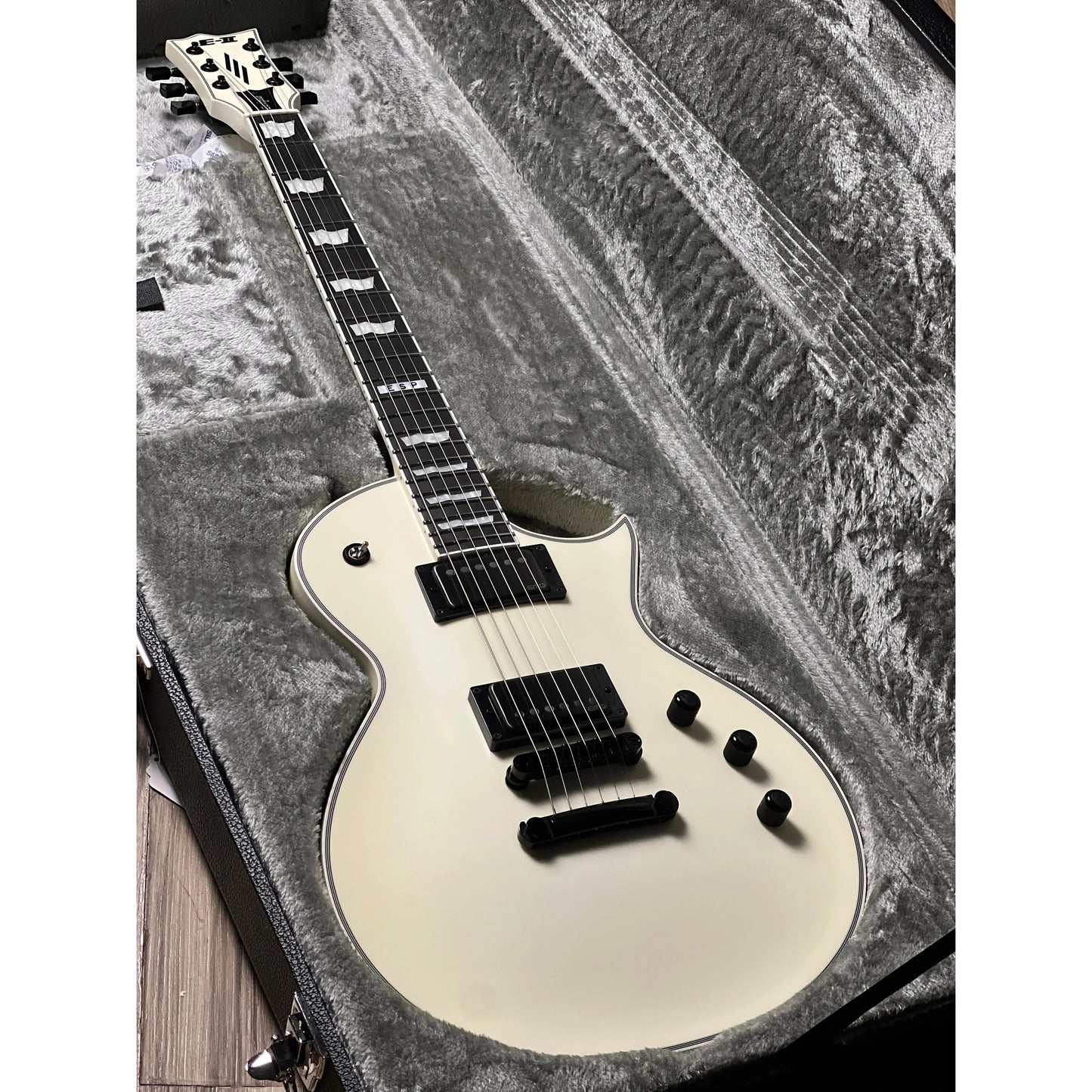 Đàn Guitar Điện ESP E-II ECLIPSE-EMG/SWS, Snow White Satin