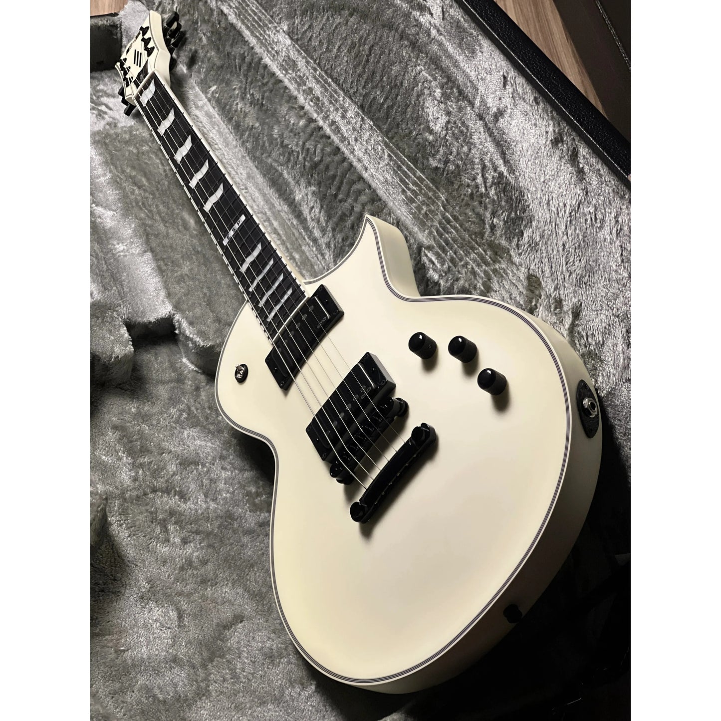 Đàn Guitar Điện ESP E-II ECLIPSE-EMG/SWS, Snow White Satin