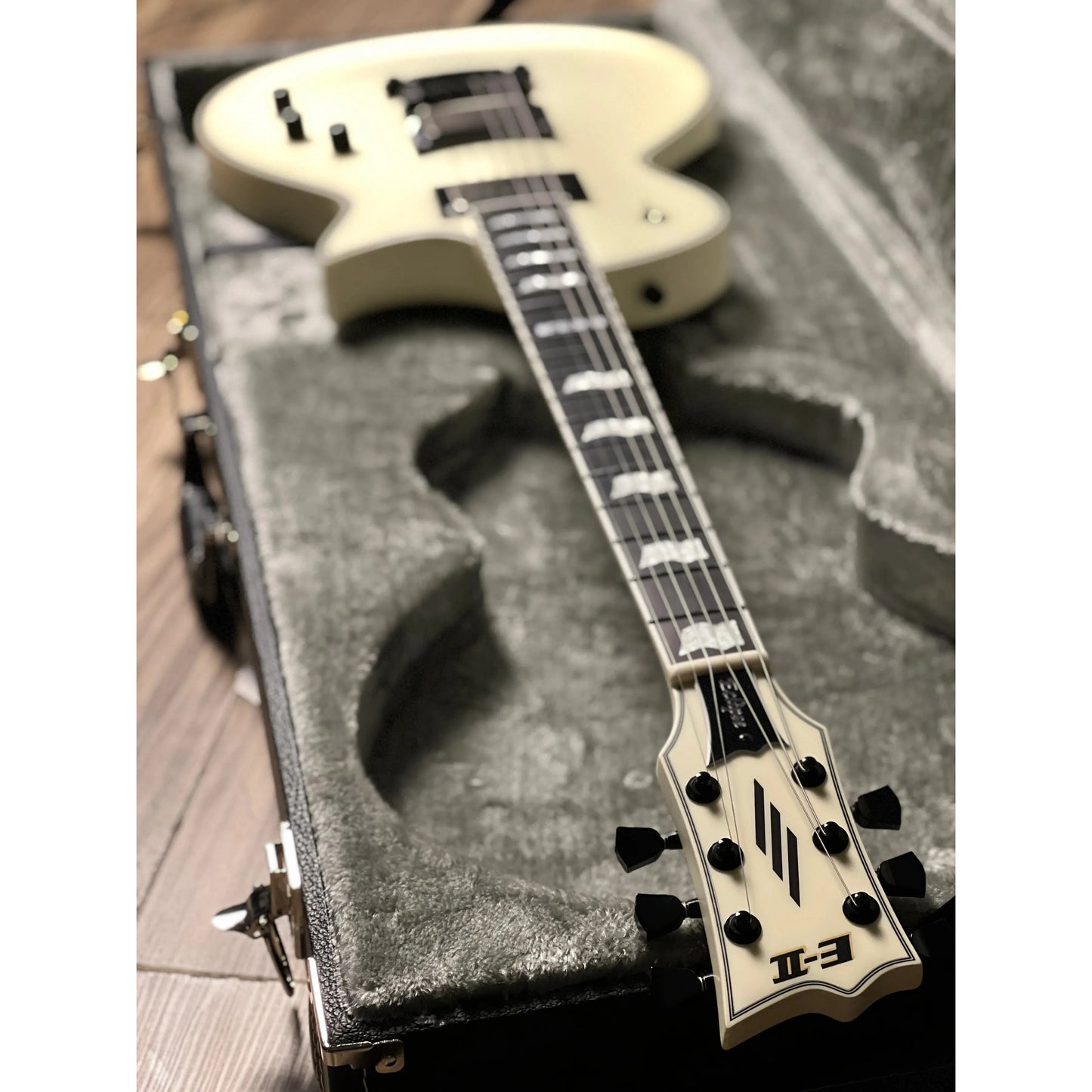 Đàn Guitar Điện ESP E-II ECLIPSE-EMG/SWS, Snow White Satin