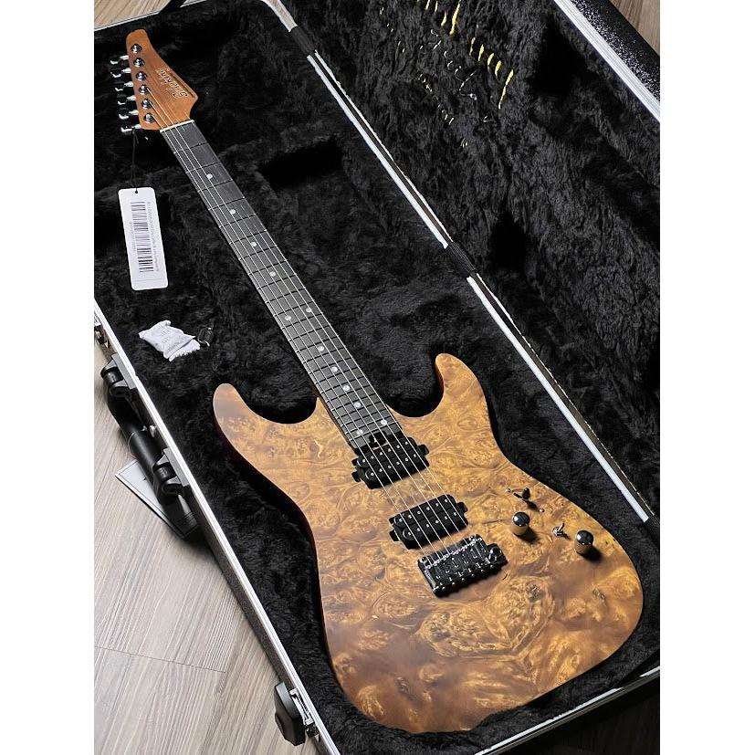 Đàn Guitar Điện Soloking MS-1 Custom 24, Coffee Brown Camphor