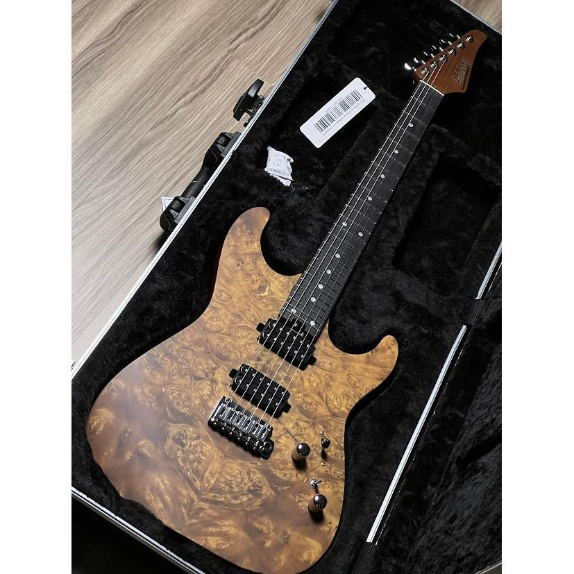 Đàn Guitar Điện Soloking MS-1 Custom 24, Coffee Brown Camphor