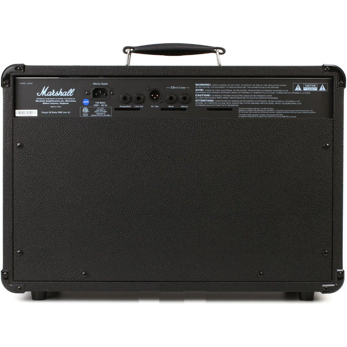 Amplifier Marshall Acoustic AS50D, Black-King Music
