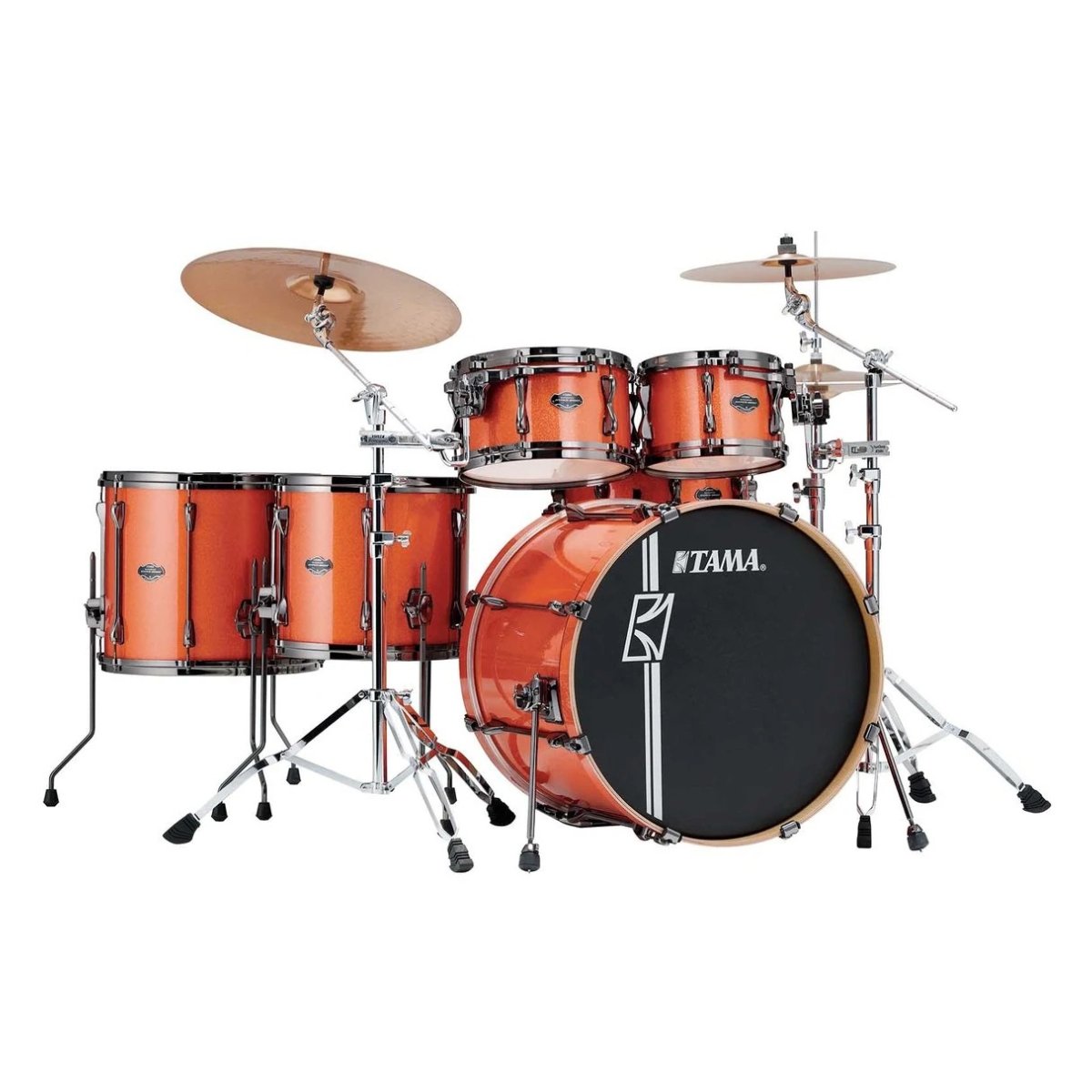 Trống Cơ TAMA MK62HZBNS-BOS, Bright Orange Sparkle-King Music