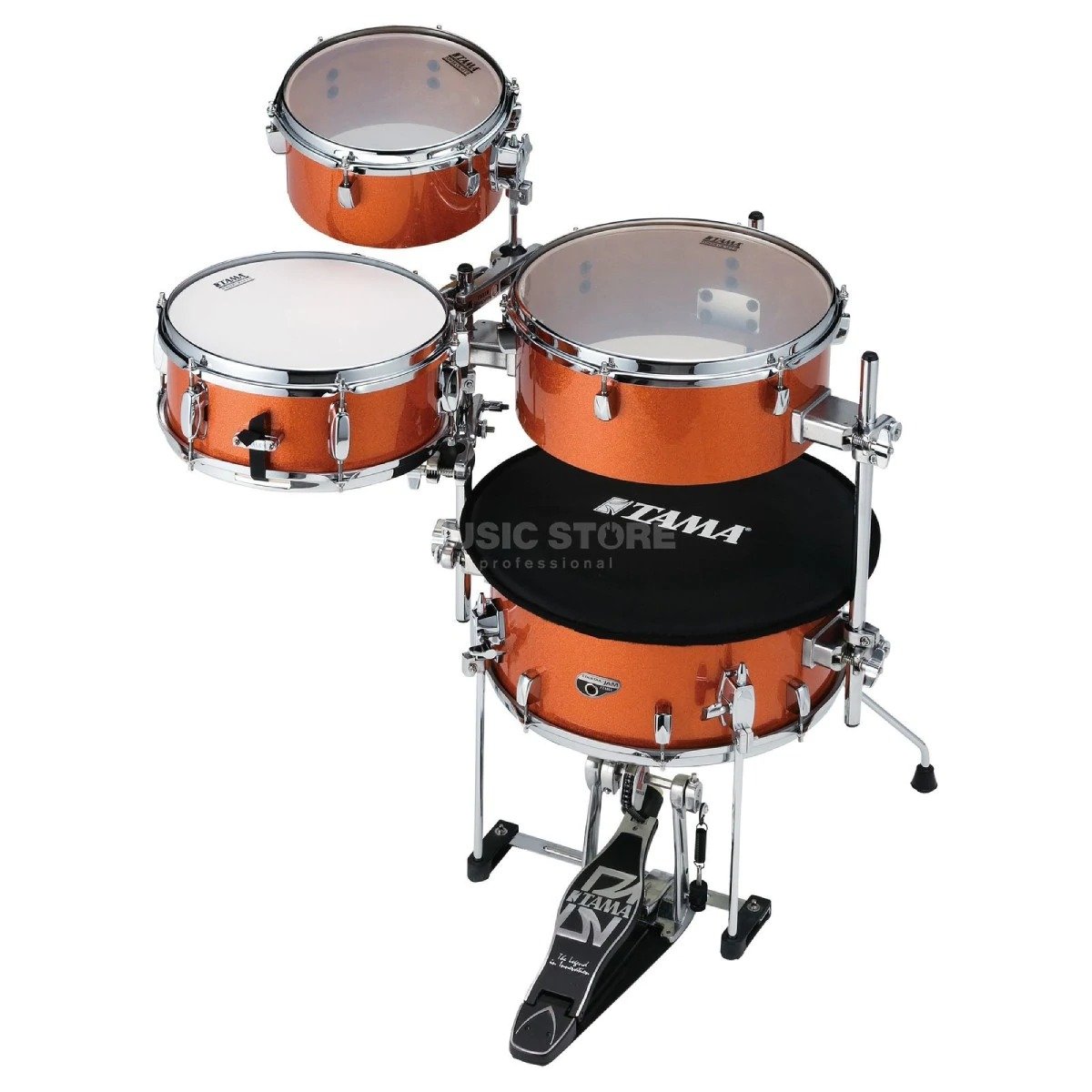 Trống Cơ TAMA VD46CBCN-BOS, Bright Orange Sparkle-King Music