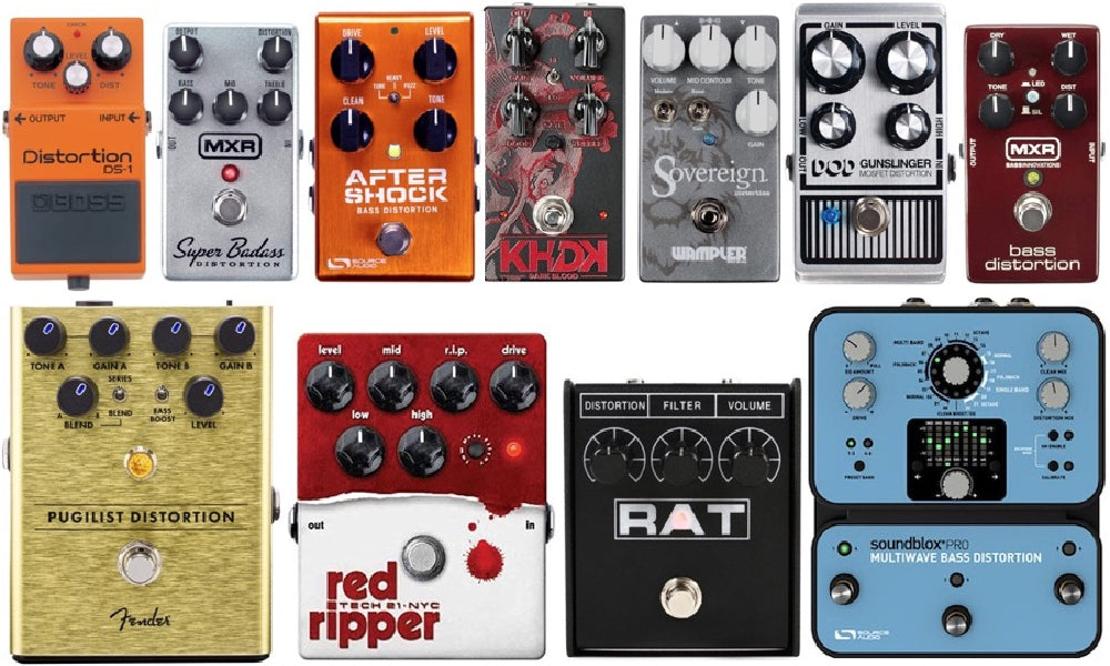 10 Mẫu Pedal Bass Distortion Tốt Nhất