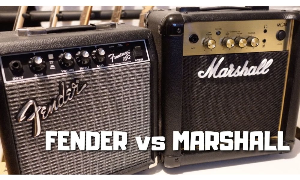 Amplifier Marshall Và Amplifier Fender: Amplifier Nào Tốt Nhất?