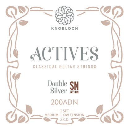 Dây Đàn Guitar Classic Knobloch 200ADN Actives Double Silver SN Nylon