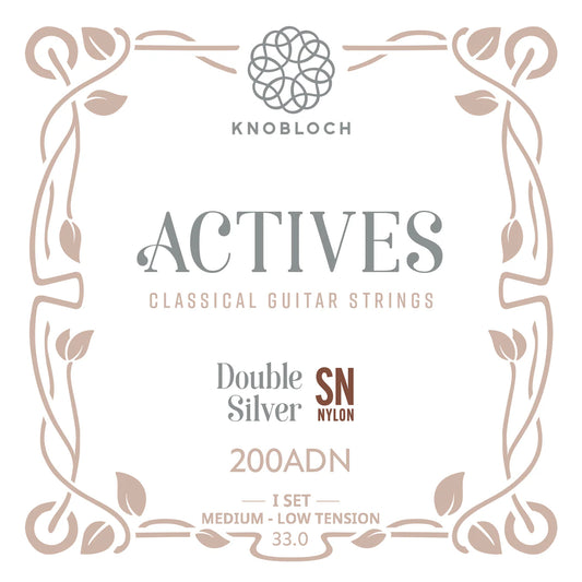 Dây Đàn Guitar Classic Knobloch 200ADN Actives Double Silver SN Nylon