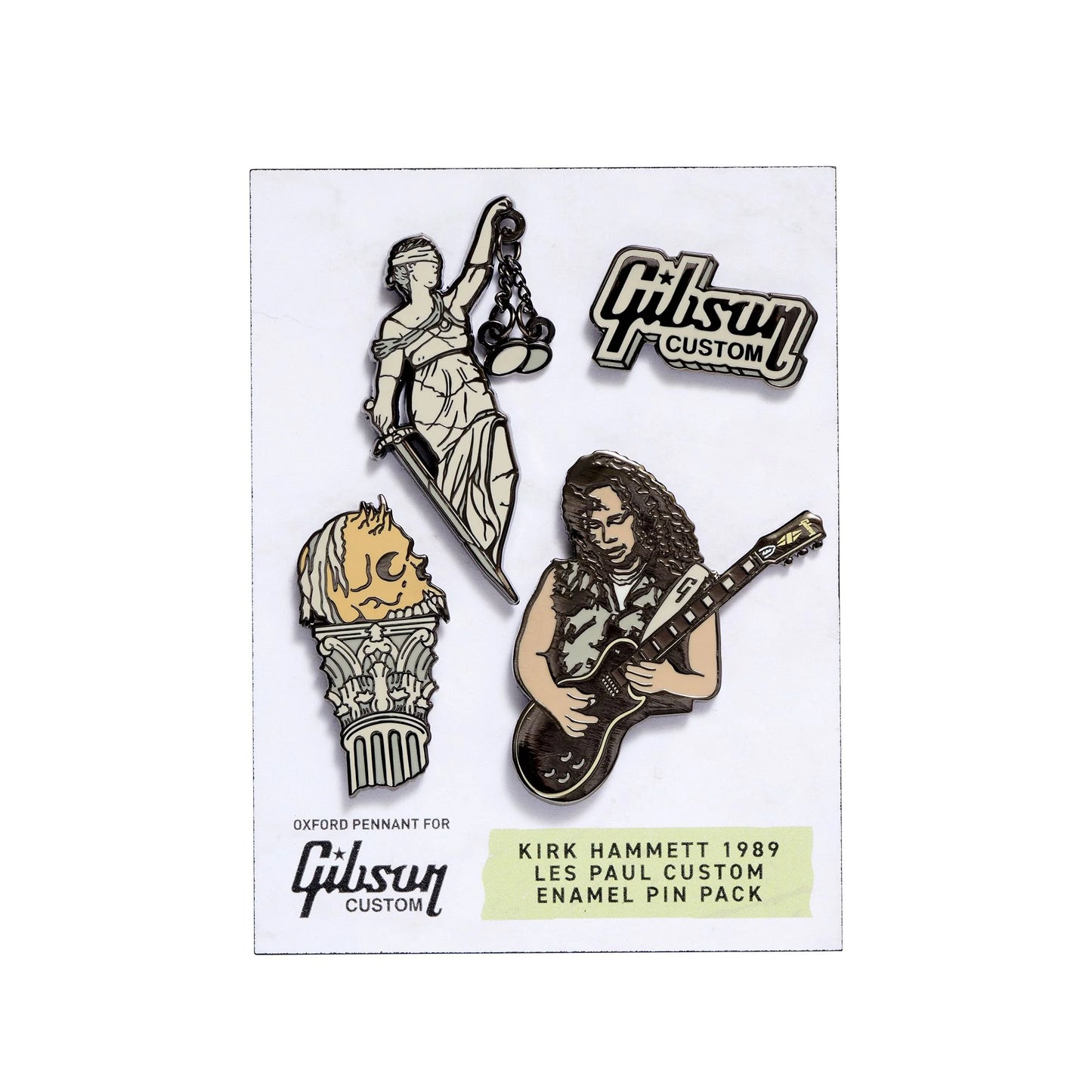 Đàn Guitar Điện Gibson Custom Kirk Hammett 1989 Les Paul Custom HH, Ebony Fingerboard, Ebony