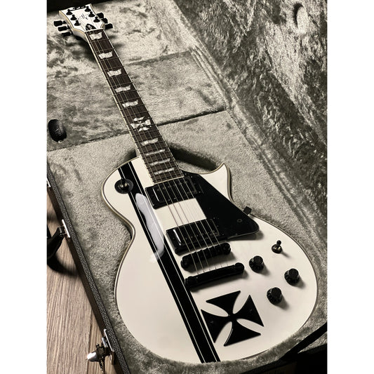 Đàn Guitar Điện ESP LTD Iron Cross James Hetfield Signature, Snow White