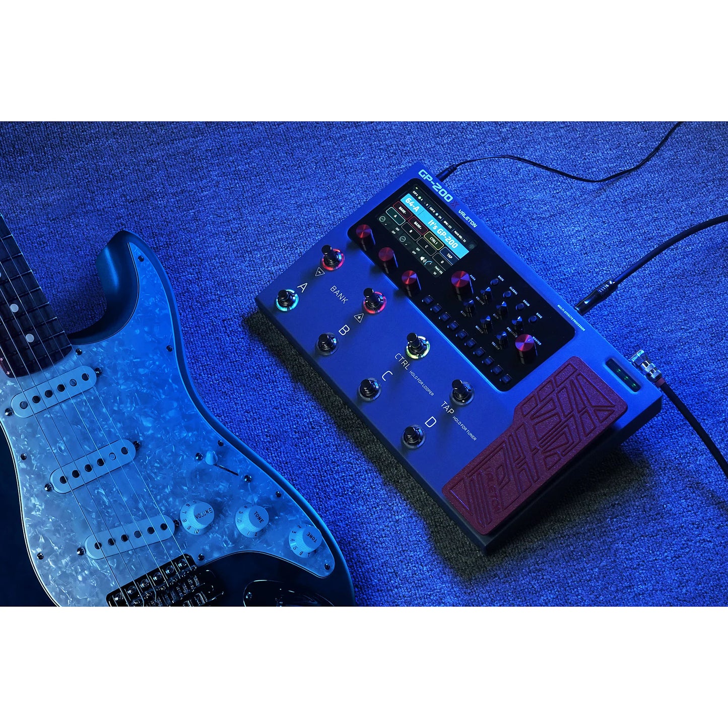Pedal Guitar Valeton GP-200X 10th Anniversary Multi-Effects Processor