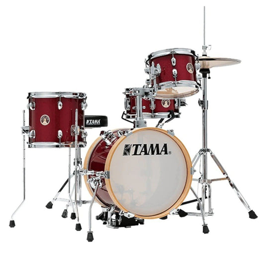 Trống Cơ TAMA LJK44H4-CPM Club-JAM Flyer 4-Piece w/ HardwareThrone, Candy Apple Mist-King Music