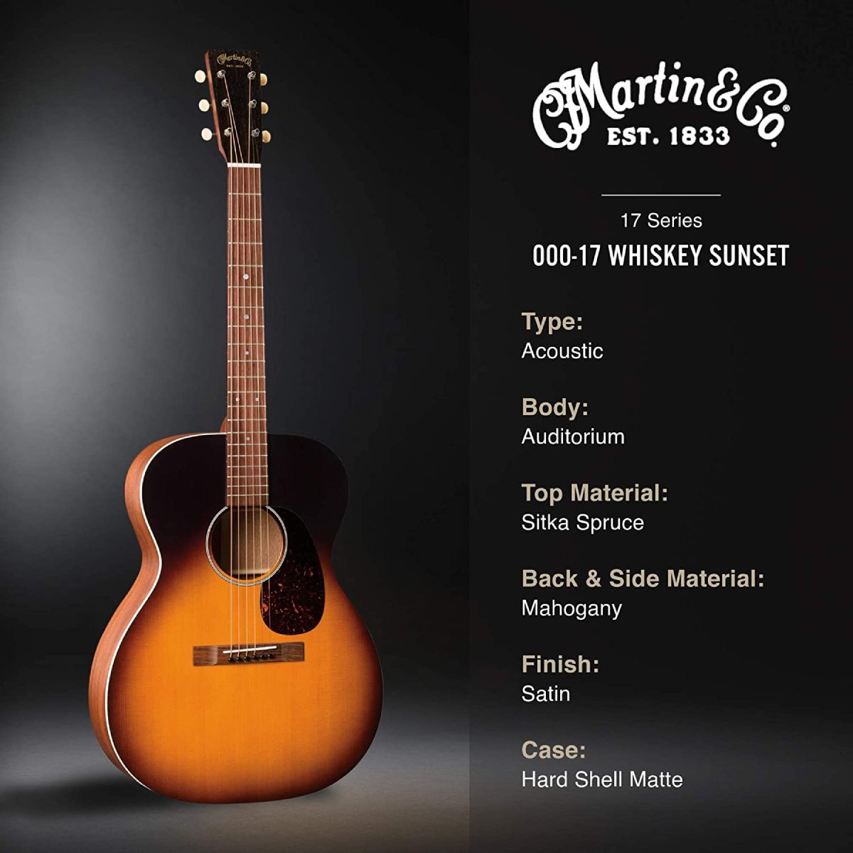 Đàn Guitar Acoustic Martin 000-17 17 Series-King Music