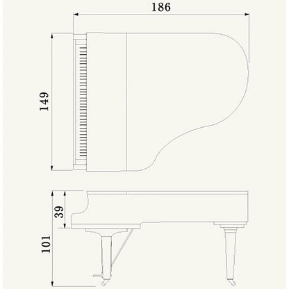 Grand Piano Yamaha C3X PE-King Music