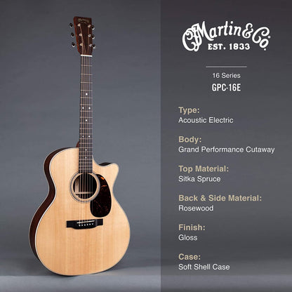 Đàn Guitar Acoustic Martin GPC-16E 16 Series-King Music
