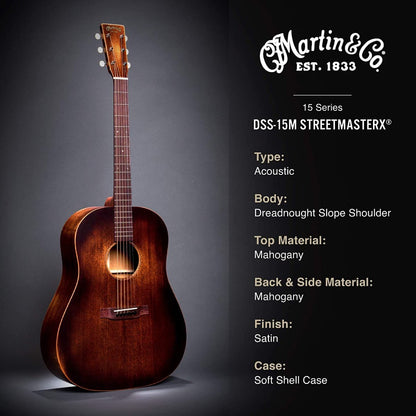 Đàn Guitar Acoustic Martin DSS-15M StreetMaster 15 Series-King Music