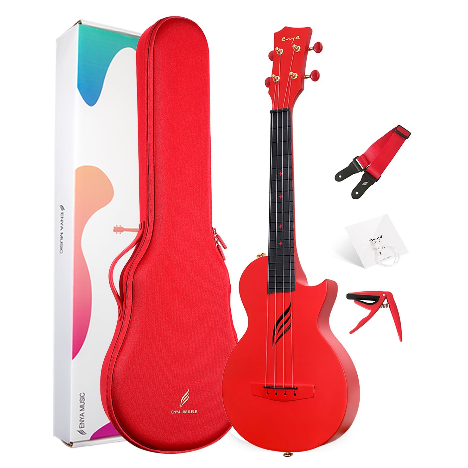 Đàn Ukulele Enya Nova U Concert, Red-King Music
