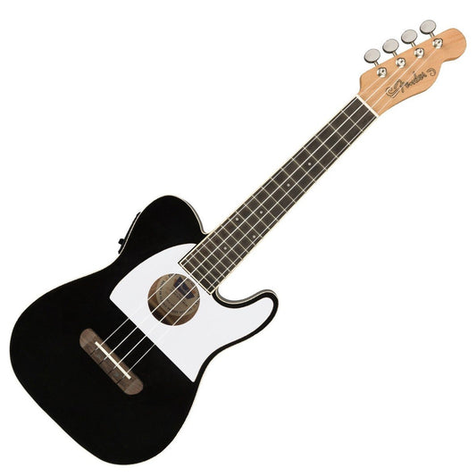 Đàn Ukulele Fender Fullerton Tele FB Walnut Concert, Black