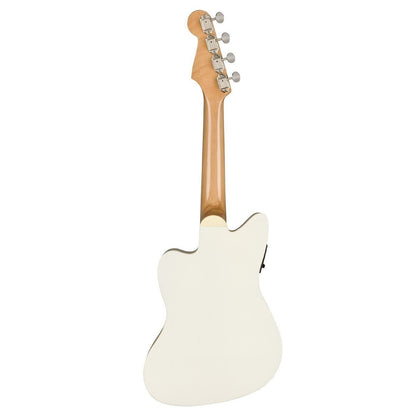 Đàn Ukulele Fender Fullerton Jazzmaster FB Walnut Concert, Olympic White-King Music