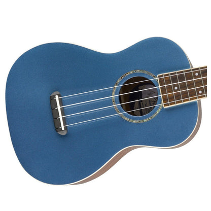 Đàn Ukulele Fender Zuma Classic FB Walnut Concert, Lake Placid Blue-King Music