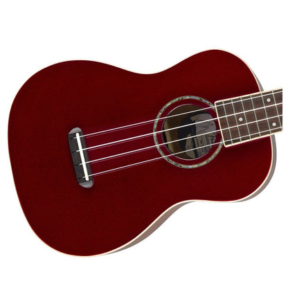 Đàn Ukulele Fender Zuma Classic FB Walnut Concert, Candy Apple Red-King Music